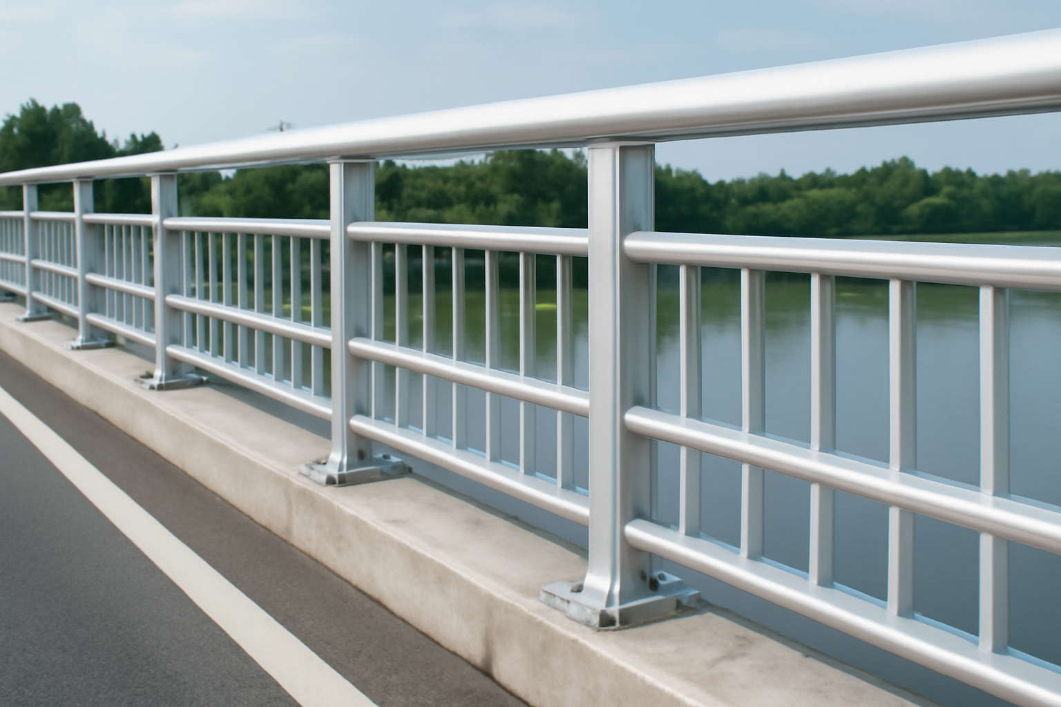 Smooth Topped Bridge Railing The Importance and Benefits of Aluminum Bridge Railings in Modern ...