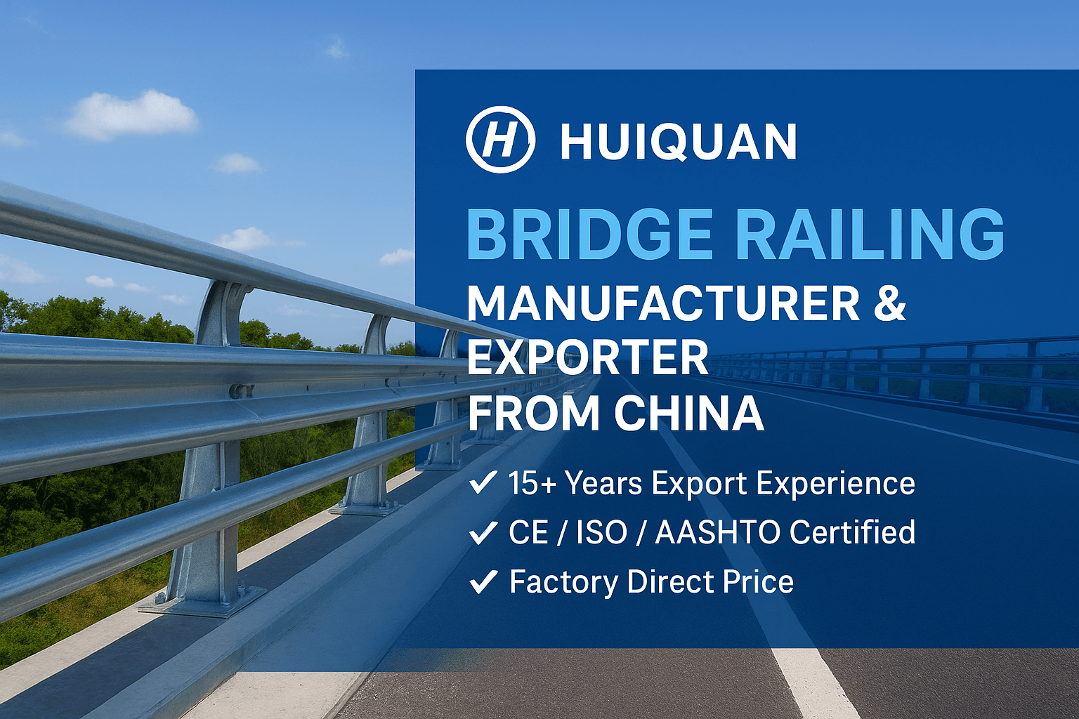Bridge Railing Manufacturer | Steel & Aluminum Bridge Guardrails ...